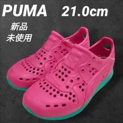 新品　PUMA　プーマ　水陸両用　スニーカー　21cm　ピンク　海　水遊び　川