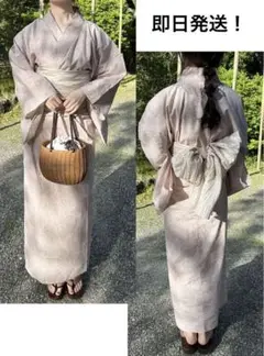☆新品☆ GRL 線画花柄浴衣セット　ピンク　浴衣・帯2点　[gi1403]