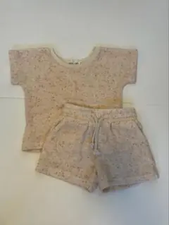HUNTER + ROSE ベビー服 Tシャツとショートパンツセット 1-2Y