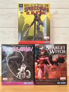 marvel マーベル スパイダーマン　グウェン　スカーレット・ウィッチ　セット