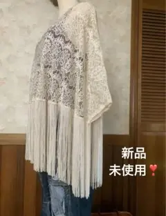 新品、未使用❣️ UNRELISHフリンジレースのチュニック♡