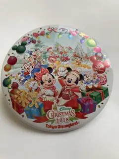 東京ディズニーランド クリスマス缶バッジ 2018