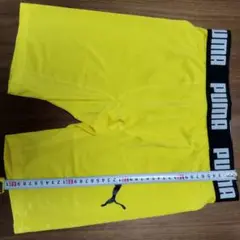 PUMA イエロー インナータイツ Mサイズ 2枚組