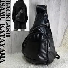 バッグ ISAMU KATAYAMA BACKLASH waist body bag ISAMU KATAYAMA BACKLASH - Japan House Wax Finish Bag