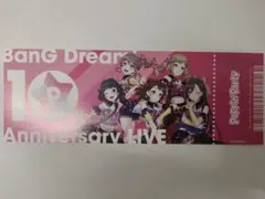 バンドリ　10周年　 チケット風カード　Poppin'Party