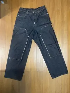 パンツ WISHFOREVER WIDE TUCK BUTTON FLY SLACKS 2025年最新】WISH for ever スラックスの人気アイテム - メルカリ