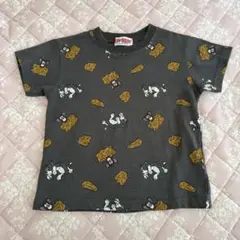 トムとジェリー Tシャツ ダークグレー