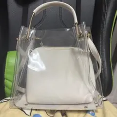 2way クリアバッグ