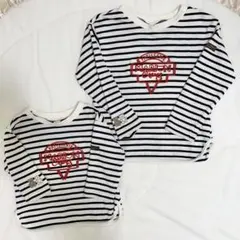 タイニーベア　くま　お揃い　トップス　80 110