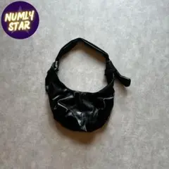 archive grunge shoulder bag y2k black