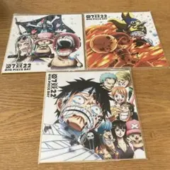 ワンピ ース 一番くじ 名場面色紙 3枚セット