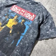 Boyz n the Hood ムービーTシャツ ブラック アシッドウォッシュ
