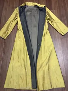 秋準備♪シビラ系コート　ライムイエロー　S