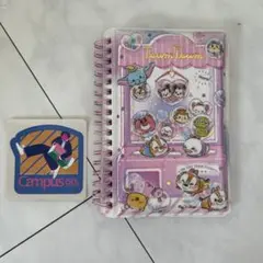 ツムツムノート A5サイズ キャラクターシールブック