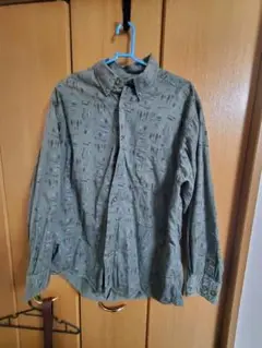 WOOLRICH オリーブグリーン 長袖シャツ