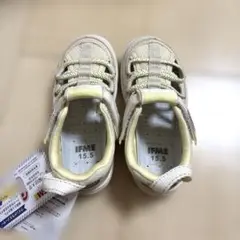 IFME サンダル 15.5 クリーム色黄色