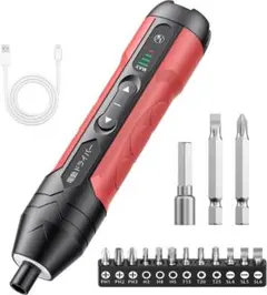 【R1705-16-30】電動ドライバー 小型 手動兼用 充電式ドライバー
