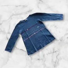 リトルパークスタジオ　長袖Tシャツ　キッズ140 ブルー　日本製