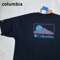 新品タグ付き　columbia Tシャツ UVケア バックプリント　M ブラック