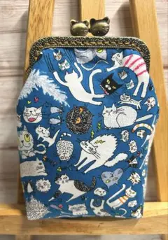 ☆キャッツ パーティ☆タバコケース☆アイコスケース☆がま口ポーチ☆小物入れ