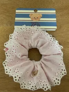 ZARA バターベア　シュシュ　ピンク