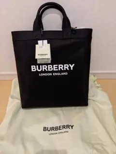 新作正規品☆BURBERRY ロゴプリント ECONYL トートバッグ