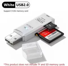 SDカードリーダー　 USB⒉0