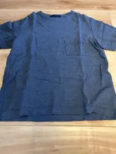 ITTY BITTY ブルー 麻　Tシャツ　サイズ3