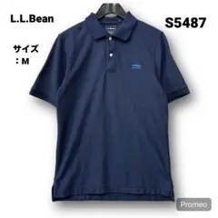 【即購入OK】L.L.Bean 半袖ポロシャツ サイズM ネイビー