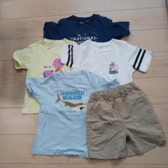 ユニクロTシャツ4枚ズボン1枚セット