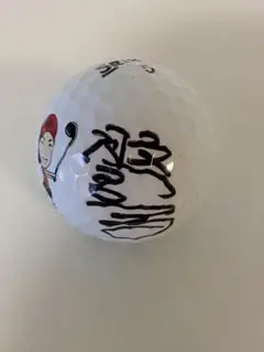 服部真夕プロ 直筆サイン入り　ゴルフボール