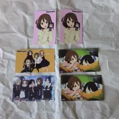 くじ引き堂 けいおん！×Newtype オンラインくじ ミニカード6点セット