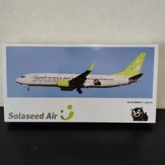 【廃盤レア】ソラシドエア 模型 JA737A 1/100 B737-400 デスクトップモデル 1/100 ソラシドエア JA737A 737-400[エバー