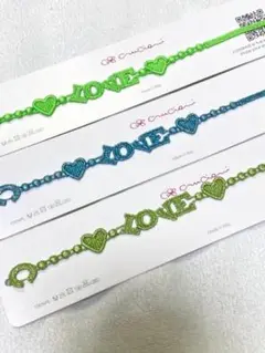 新品!★クルチアーニ LOVE ラメ ネオン グリーン ブルー 3本セット★