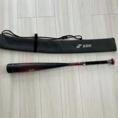 SSK MM23少年軟式用バット 赤/黒 バットケース付き