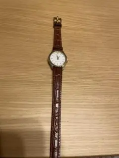 新品未使用　seiko 腕時計 ブラウン 革ベルト