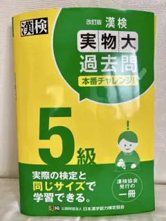 漢検5級実物大過去問本番チャレンジ! : 本番を意識した学習に