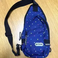 【極美品】OUTDOOR PRODUCTS ドット　ボディバッグ　ワンショルダー