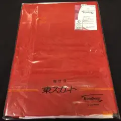 新品 ベンベルグ デシン 東スカート 赤 M