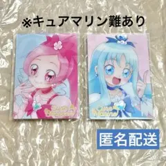 【難あり】プリキュアカードウエハース〈キュアブロッサム＆キュアマリン〉HR