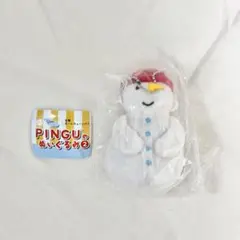 【新品】PINGU™のぬいぐるみ2 雪だるま　ガチャガチャ　ピングー