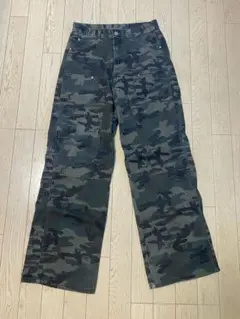 迷彩 ワークパンツ ワンサイズ