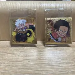 ワンピース ウエハースシール　ゴールドパラレル 　ロジャー　ニカ　くま　モモの助