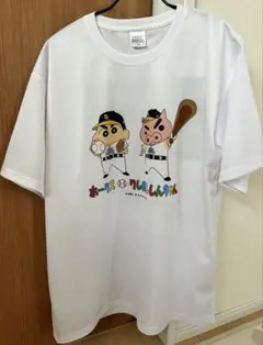 クレヨンしんちゃんコラボTシャツ　Lサイズ　福岡ソフトバンクホークス　男女兼用