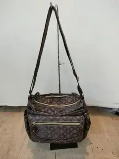 【美品】Christian Olivier ショルダーバッグ ブラウン 収納多数