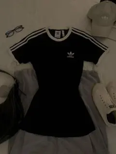 adidas Originals トレフォイルTシャツ ブラック M アディダス