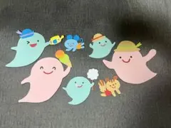 夏　おばけ　壁面飾り