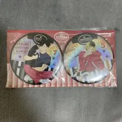 ハイキュー 黒尾鉄朗 孤爪研磨 おおきなキラキラ 缶バッジ セット 猫部