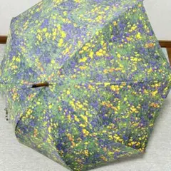 美品　ポールスミス　花柄総柄　晴雨兼用パラソル　ウッドハンドル　長傘 plt-1pu14015_s.jpg