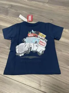 【最終価格】CHUMS トラックプリント Tシャツ ネイビー　新品未使用